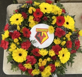Football Wreath Tribute